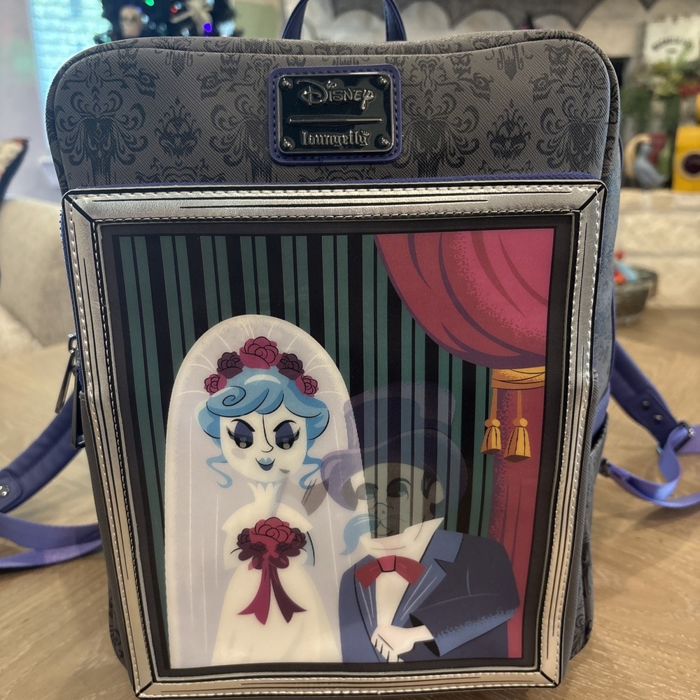 Loungefly Disney Haunted Mansion Constance Bride Portrait Lenticular Backpack